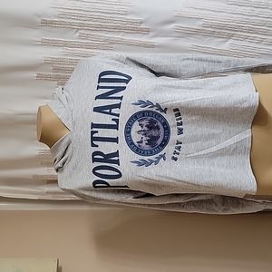 Stay Weird Portland cut off hoodie! NWT!